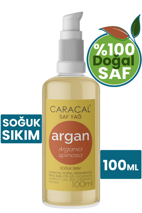 Argan Yağı Soğuk Sıkım 100 ml Saf Doğal ve Katkısız Cold Press Argania Spinosa Oil