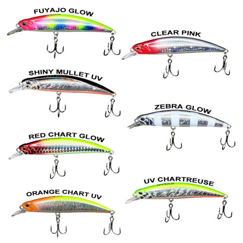 Real Jerk Sinking 95mm 16gr Maket Yem ORANGE CHART UV