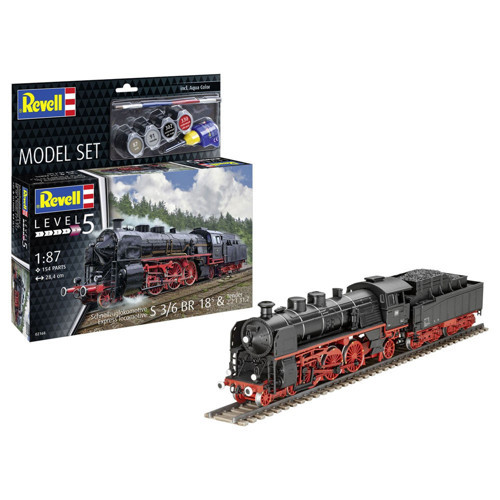 Model Set Tren Express Loco S3/6 BR 18 5 with Tender 62168