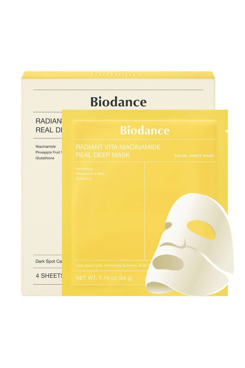 Radiant Vita Niacinamide Real Deep Mask 4Pcs