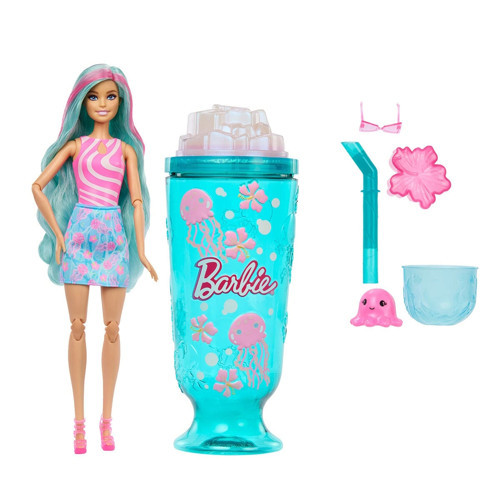 JKF62 Barbie POP Reveal Sürpriz Bebek - Mavi Saçlı
