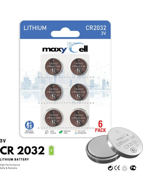 Maxycell 6 Adet CR2032,DL2032 3V