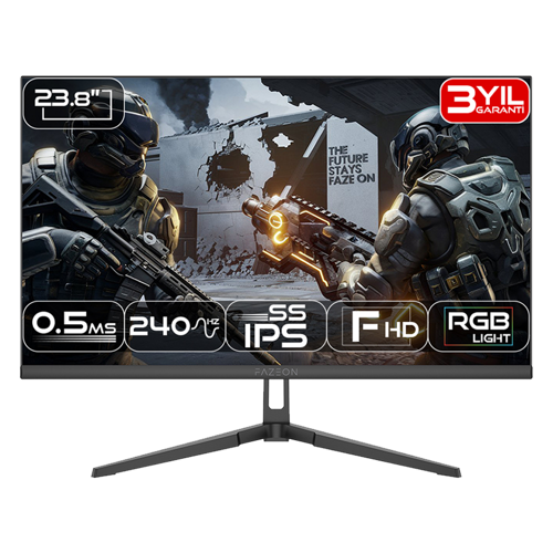 X24F241S 24 inc 240Hz 0.5ms RGB HDMI DP Adaptive Sync HDR10 FHD SS IPS Gaming Monitör