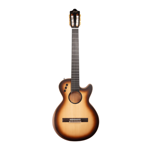SMIGER LE-C1 SB 40" İNCE KASA KESİK ELEKTRO KLASİK GİTAR SUNBURST