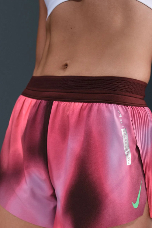 AeroSwift Faith Kipyegon Dri-FIT MR 3" Womens Running Short Cepli Kadın Koşu Şortu Pembe