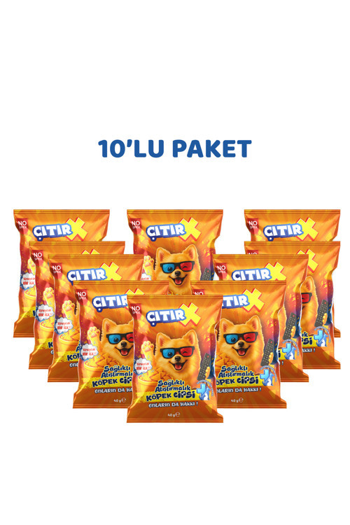 Köpek Cipsi (40 Gr. X 10 Adet)
