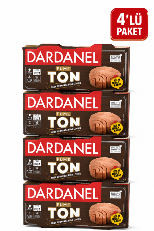 Ayçiçek Yağlı Füme Ton Balığı (2 X 75 gr) x 4 Paket