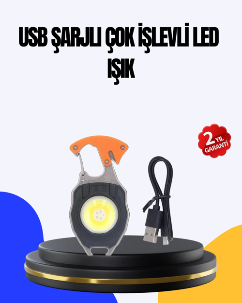 Kamp Doğa Yürüyüşü İçin Çok Fonksiyonlu Fener
