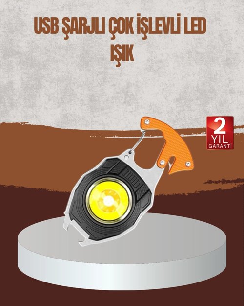 Taşınabilir Çok Amaçlı Led Işıklı Anahtarlık