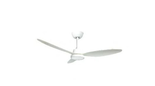 132cm ( 52inç ) LED Işıklı Dekoratif Tavan Vantilatörü 40W Uzaktan Kumandalı 3 Pervane Beyaz KCF321