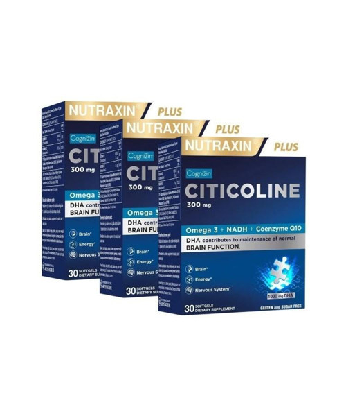 Citicoline 300 Mg 30 Kapsül 3 Adet