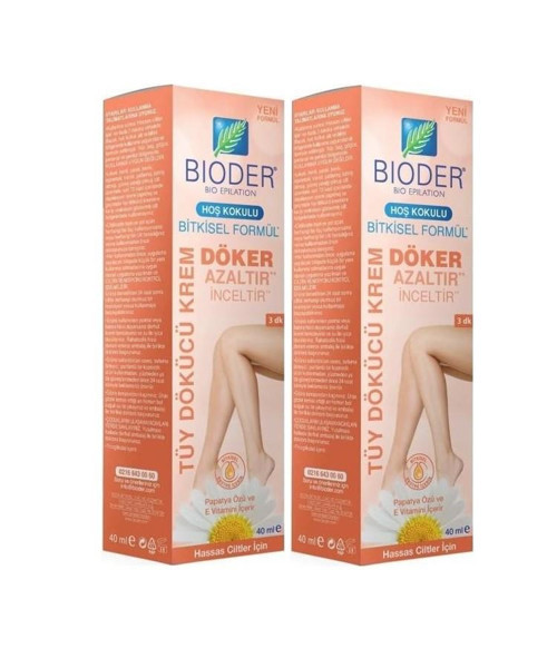 Tüy Dökücü Krem Hassas Cilt 40 ML 2 Adet