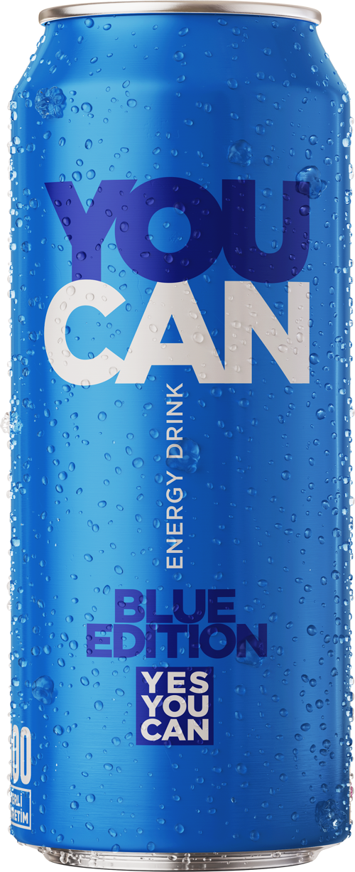 YouCan Blue Edition Enerji İçeceği 500 ml 12'li