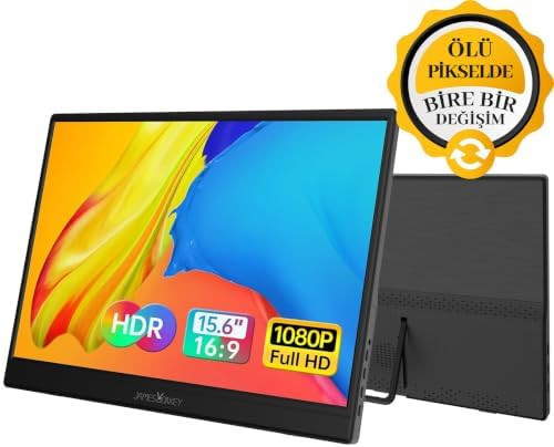 JDP15 15,6″ 60Hz Full HD IPS Taşınabilir Monitör (Ölü Pikselde Anında Değişim)