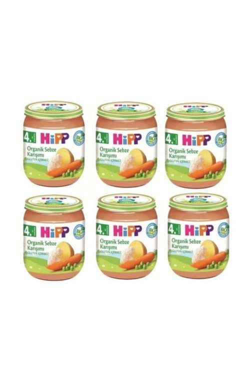Organik Kavanoz Mama Sebze Karışımı 125 G - 6'lı Paket