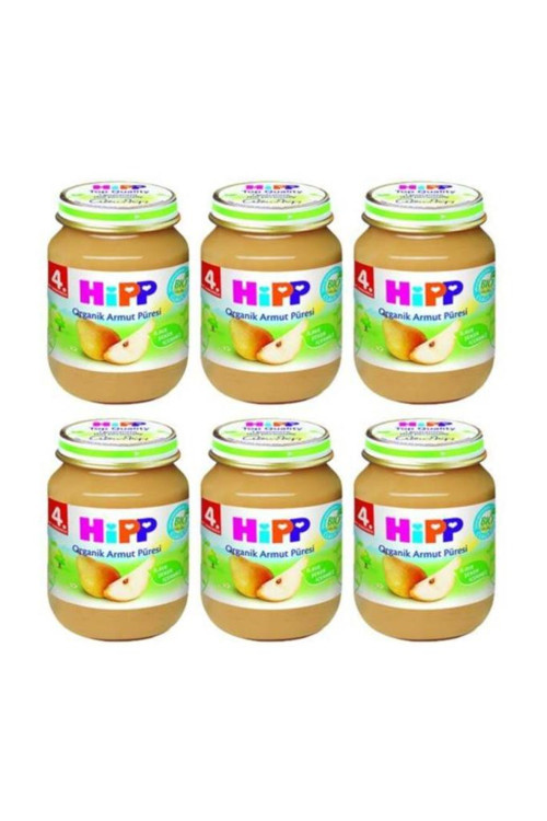 Organik Kavanoz Mama Armut Püresi 125 G 6'lı Paket
