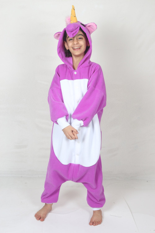 Çocuk Kigurumi Unicorn Kostumu Gereksiz Şeyler Hayvan Kostümü