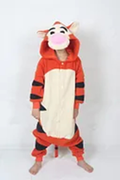 Çocuk Kigurumi Kaplan Hayvan Kostümü