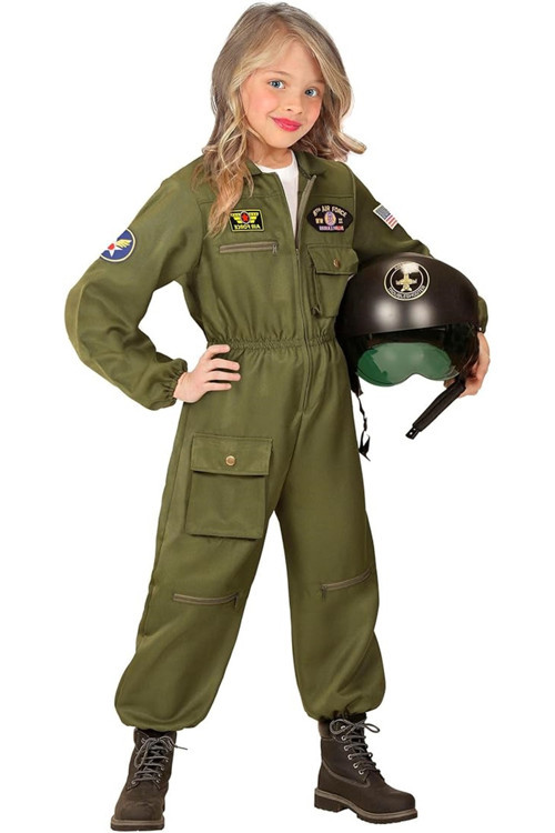 Kız Çocuk Pilot Kostümü