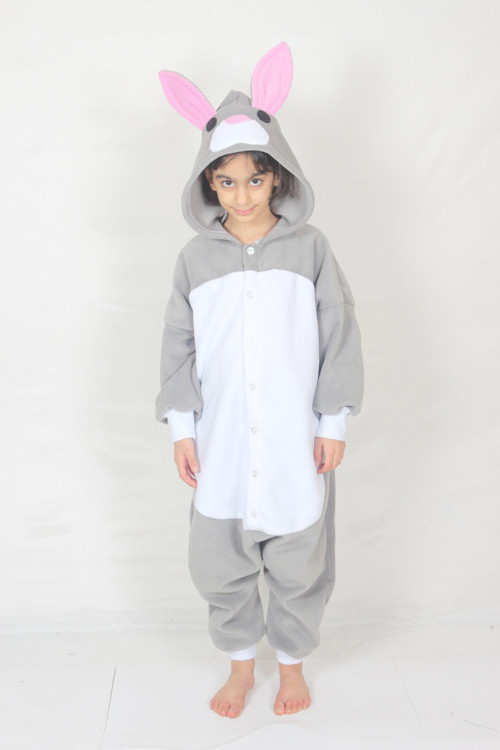 Çocuk Kigurumi Tavşan Kostümü Gereksiz Şeyler Hayvan Kostümü