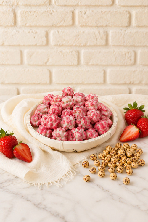 Çilek Aromalı Leblebi - 1 Kg.