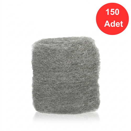 Çelik Yünlü Sabunlu Temizlik Teli 150 Adet Çok Amaçlı Temizlik Teli