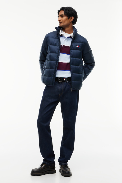 TJM LIGHT DOWN PACKBL JACKET EXT Erkek Mavi Mont - DM0DM23231