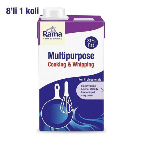 Krema Soğuk Uygulama %31 Fat 1 Lt 8'li 1 Koli