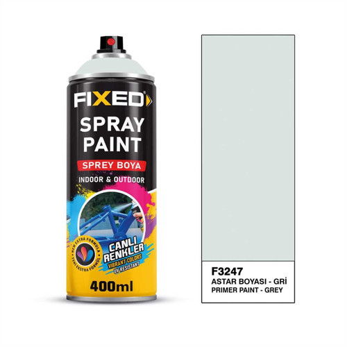SGS FİXED Sgs Fıxed F3247 Sprey Boya Akrilik - Astar 320 Gr 400 Ml