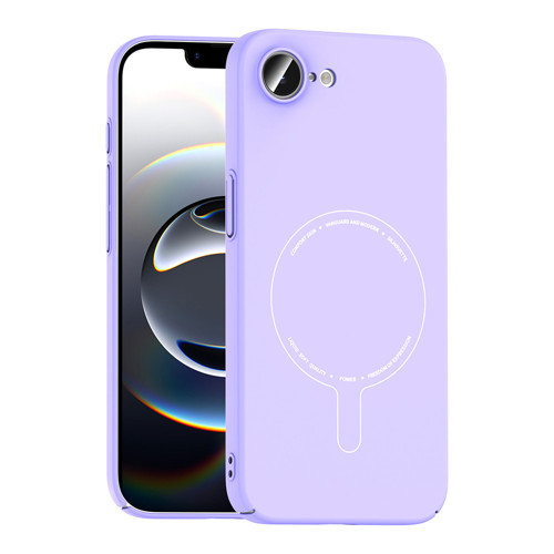 iPhone 16E Kılıf M-Safe Şarj Özellikli Kamera Korumalı Elio Sert PC Kılıf