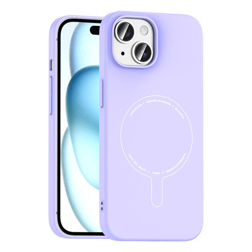iPhone 15 Kılıf M-Safe Şarj Özellikli Kamera Korumalı Elio Sert PC Kılıf