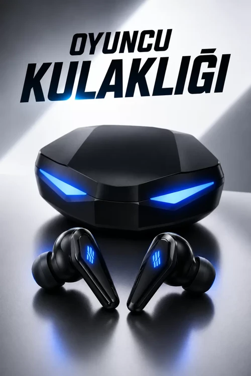 RGB Işıklı Yüksek Ses Kaliteli Bluetooth Gamer Kulaklığı - ANC ile Kesintisiz Oyun Deneyimi