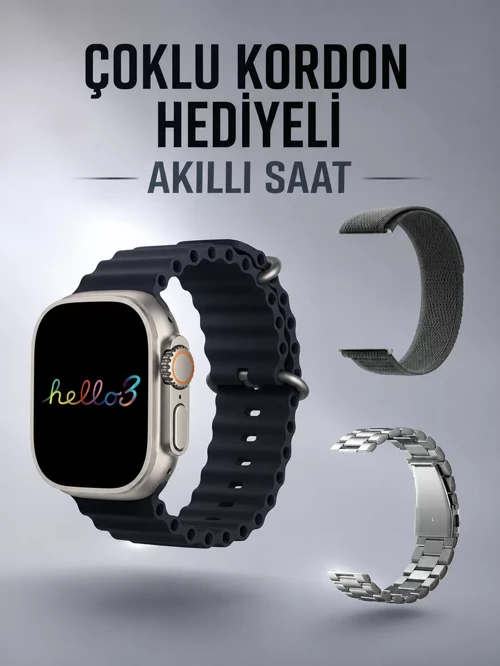 Akıllı Saat Yeni Nesil - Bluetooth GPS, Sağlık Takibi, NFC ve Uyku İzleme