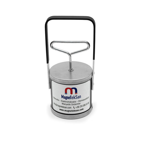 Ferrit Çek Bırak Tip El Mıknatısı 25LBS (11 Kg) – Portatif Metal Toplama Aparatı –ISG Uyumlu Metal Atık Toplama Mıknatıs