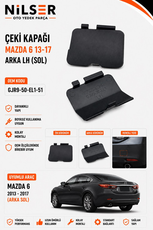 Mazda 6 Çeki Demir Kapağı Arka Sol 2013-2016