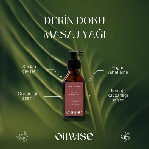 Derin Doku Rahatlatıcı ve Besleyici Masaj Yağı 100 ml