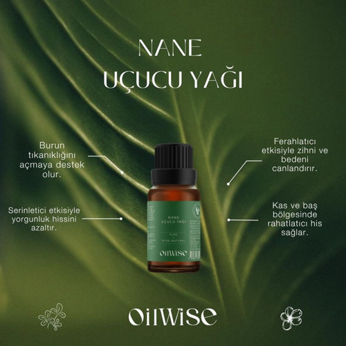 Ferahlatıcı ve Tazeleyici Nane Uçucu Yağı 10 ml