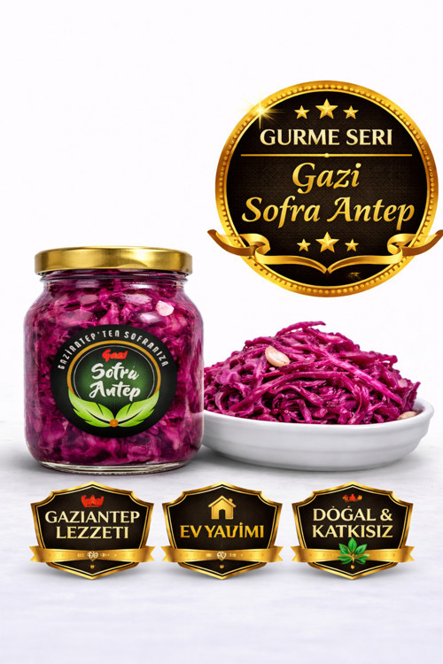 gazisofraantep Kırmızı, Mor Lahana Turşusu 425 CC Kavanoz/Gurme, Kütür Lezzet