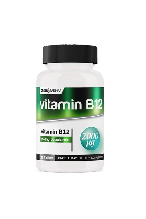 GREEN FARMA VİTAMİN B12 (METİLKOBALAMİN) 60 TABLET