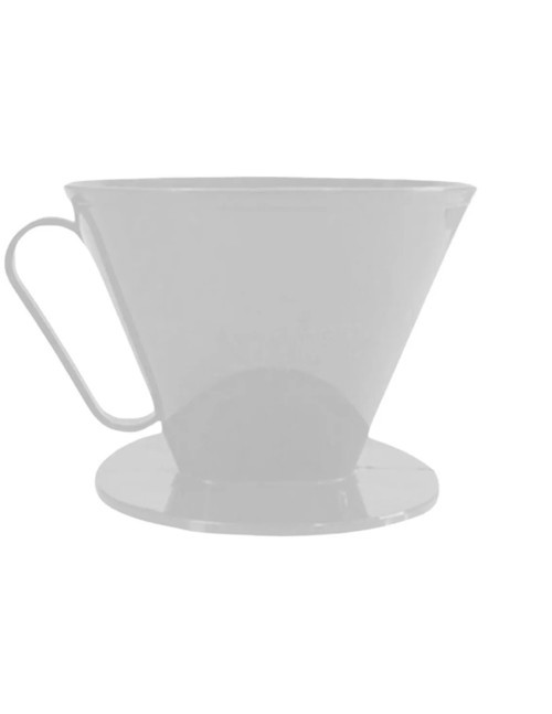 ETT V60 Dripper Filtre Kahve Demleme Aparatı - Beyaz, Sıcağa Dayanıklı PP