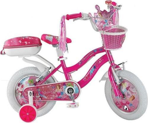 1408 PRINCESS-SEPET-V-KIZ ÇOCUK BİSİKLETİ 14 JANT PEMBE