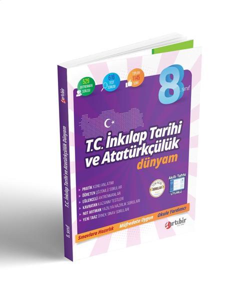 Artıbir Yayınları 8. Sınıf Lgs İnkılap Tarihi Dünyam