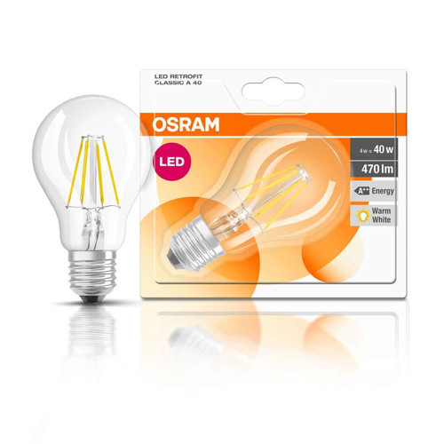 Rf CLA 40 4 W Sarı Klasik E27 Duy Led Ampul (8'li Paket)