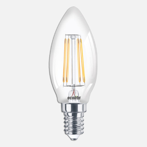Led Filament C35 6 W Sarı 2700K E14 LED Ampul (5'li Paket)