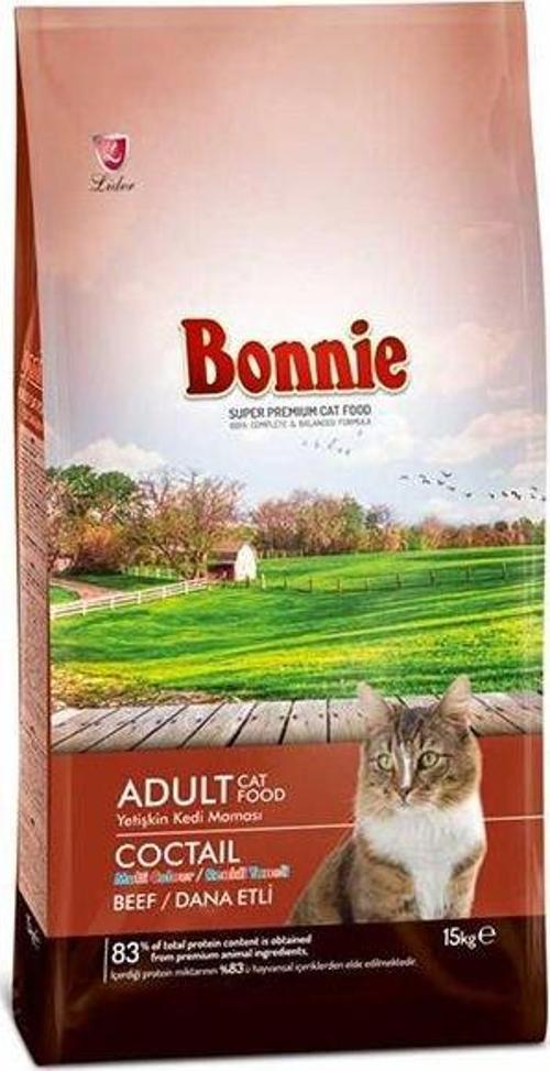 Biftekli Multicolor Yetişkin Kedi Maması 15 Kg