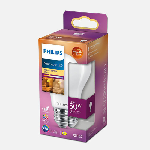 Led Classic A60 FR 5.9 W Sıcak Beyaz E27 LED Ampul (2'li Paket)