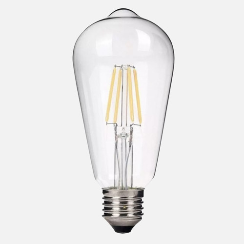 Led Filament St64 7 W Sarı 2700K E27 LED Ampul (4'li Paket)