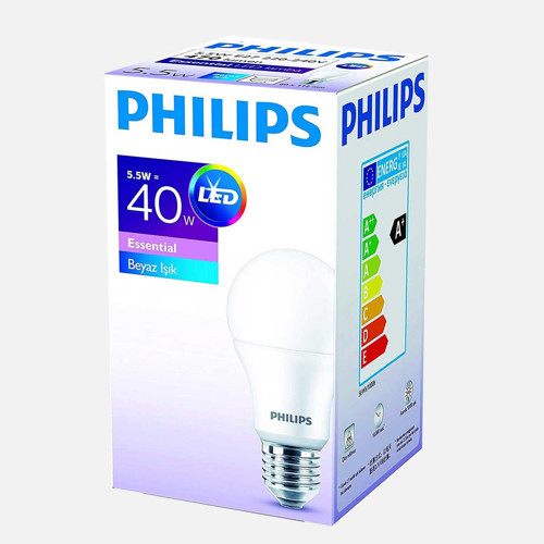 Essential 40 W Beyaz Klasik E27 Duy Led Ampul (8'li Paket)