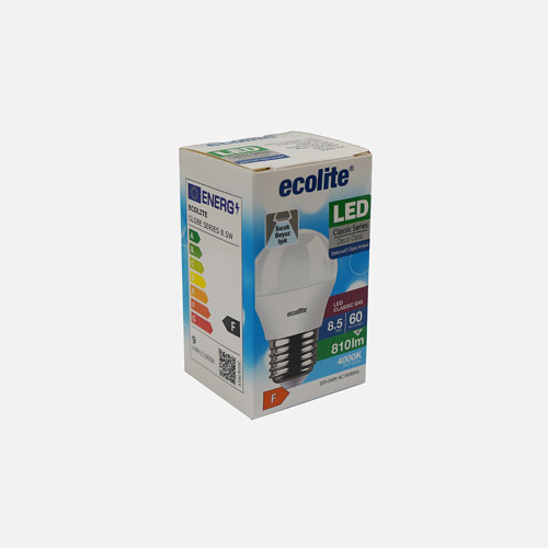 G45 LED Ampul 8.5W E27 4000K Sıcak Beyaz (5'li Paket)