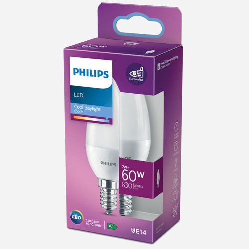 B 38 60 W Gün İşığı Top E14 Duy Led Ampul (4Li Paket)